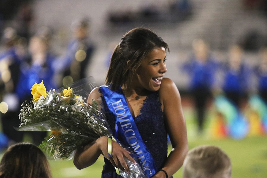 Grace Williams, senior, was crowned Homecoming Queen.
