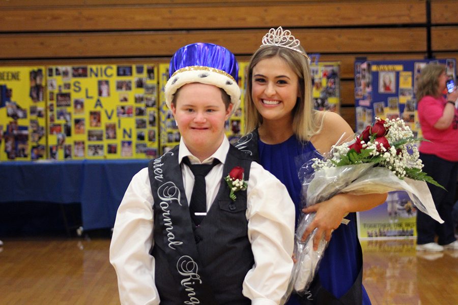 Trevor Morgan and Peyton Norwood, Seniors, crowned WPA king and queen.